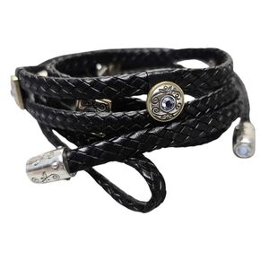 Womens Black Leather Belt Size‎ S